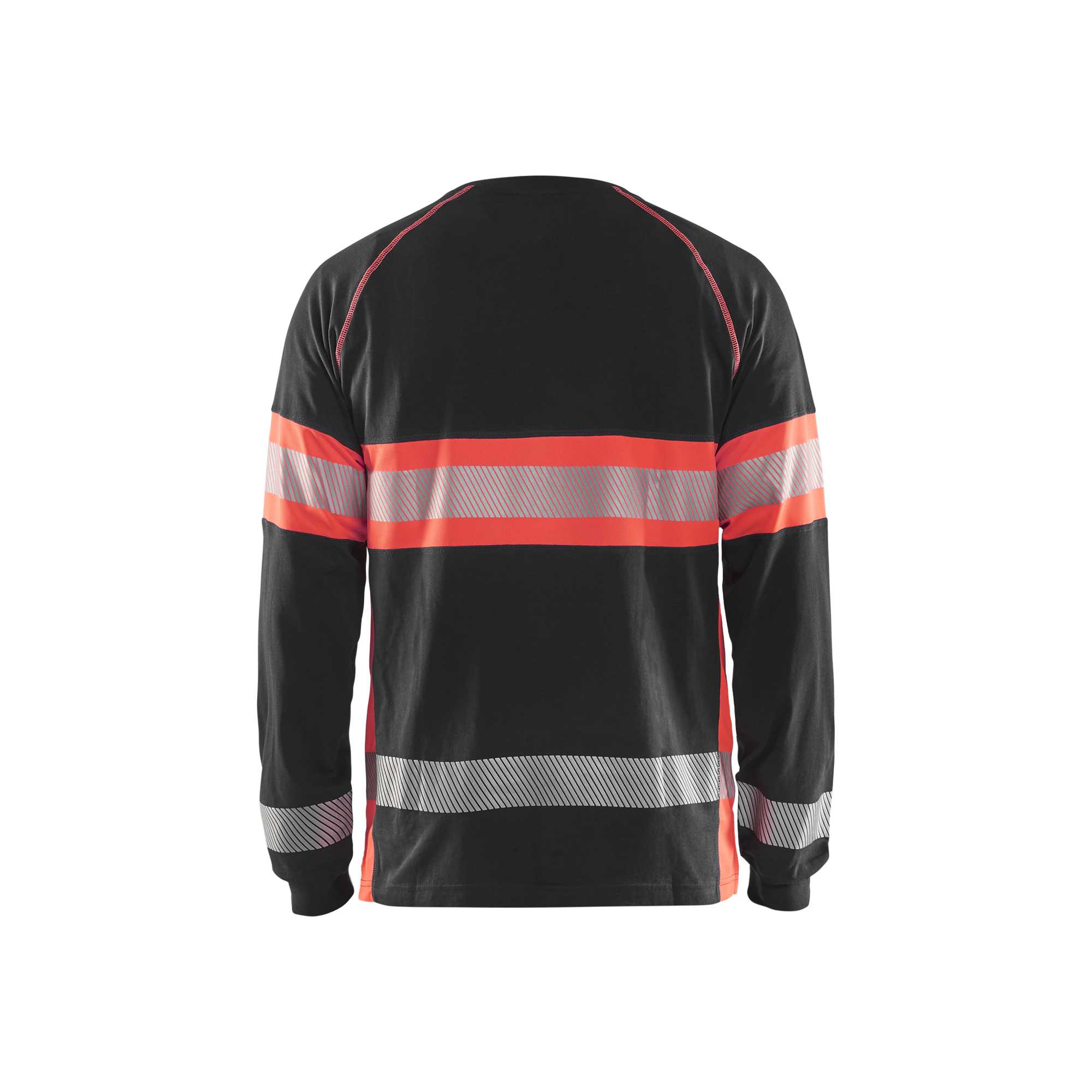 BLAKLADER 35101030 Hi Vis Long Sleeved T Shirt Hi Vis Reflective Long Sleeve Work T-Shirt MEN - 100% Cotton